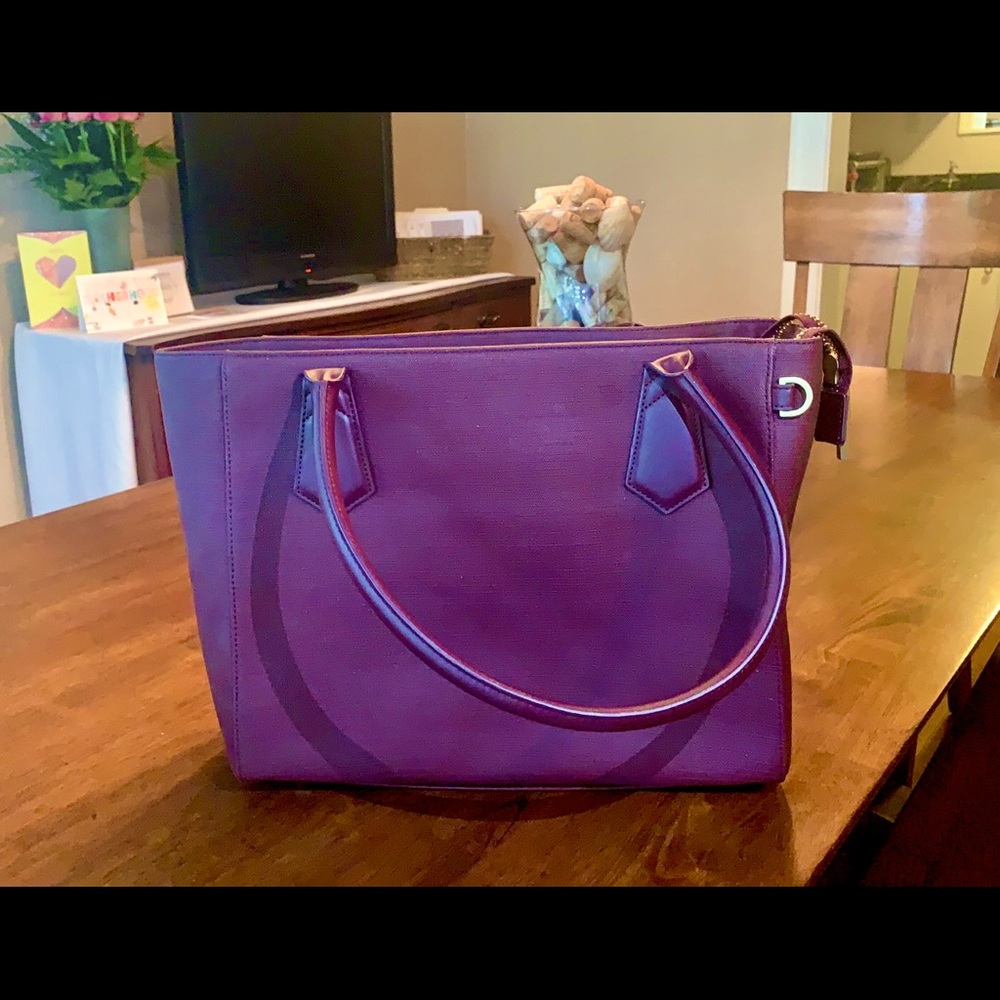 Classic 13” Dagne Dover tote, color oxblood